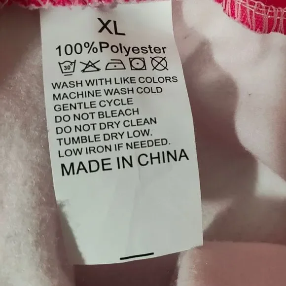 Athletic Hip Hop Pink Jogger Pants XL #4 - Picture 5 of 5